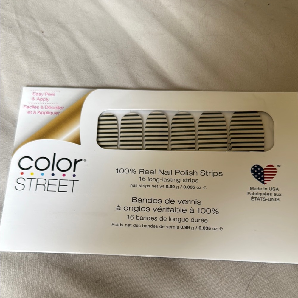 Color Street Monochrome Nail Strips Between the Lines